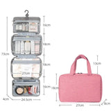 Necessaire com gancho cor-de-rosa