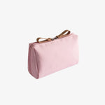 Necessaire com vários compartimentos cor-de-rosa