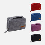 Necessaire compacto cinzento