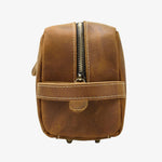 Necessaire de couro castanho para homem
