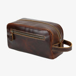 Necessaire de couro para homem castanho escuro