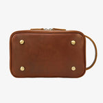 Necessaire de couro vintage masculino