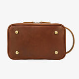 Necessaire de couro vintage masculino