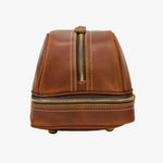 Necessaire de couro vintage masculino