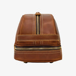 Necessaire de couro vintage masculino