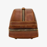 Necessaire de couro vintage masculino