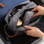 Necessaire de viagem com pega