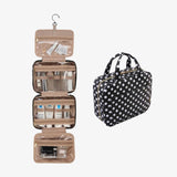 Necessaire dobrável e suspenso branco / preto / s