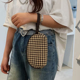 Necessaire feminina da moda castanho