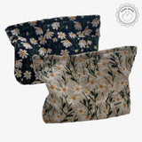 Necessaire floral encantadora bege