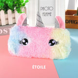 Necessaire forma de almofada estrelas