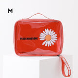 Necessaire margarida vermelho