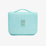 Necessaire pendurável feminina azul celeste
