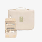 Necessaire pendurável feminina bege
