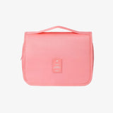 Necessaire pendurável feminina cor-de-rosa