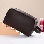 Necessaire simples castanho
