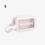 Necessaire transparente s branco