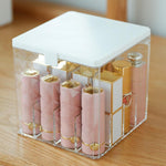 Organizador de cosméticos transparente