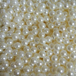 Organizador de maquilhagem com pérolas decorativas 300g de pérolas brancas