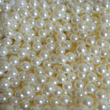 Organizador de maquilhagem com pérolas decorativas 300g de pérolas brancas