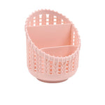 Organizador de maquilhagem design minimalista rosa