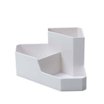 Organizador de maquilhagem multifuncional branco