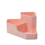 Organizador de maquilhagem multifuncional rosa