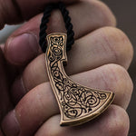 Pendente cabeça de machado viking valor por defeito título