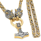 Pendente de guerreiro viking de thor 70 cm