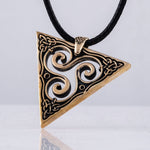 Pendente triskel de bronze valor por defeito título