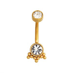 Piercing de umbigo banhado a ouro valor por defeito título