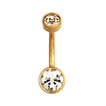Piercing no umbigo dourado valor por defeito título