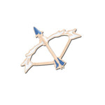 Pin arco e flecha arco