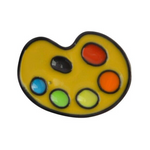 Pin de paleta de pintura paleta