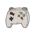 Pin emblema nerd xbox