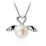 Pingente anjo de pérola