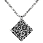Pingente bússola vegvisir aço valor por defeito título