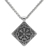 Pingente bússola vegvisir aço valor por defeito título