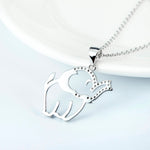 Pingente de elefante de cristal valor por defeito título