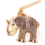 Pingente elefante dourado valor por defeito título