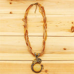 Pingente elefante vintage amarelo
