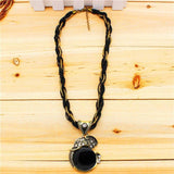 Pingente elefante vintage preto