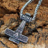 Pingente martelo de aço valknut valor por defeito título