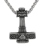 Pingente martelo de aço valknut valor por defeito título