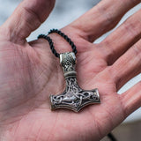 Pingente mjolnir prata valor por defeito título
