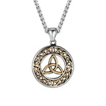 Pingente triquetra aço