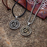 Pingente triquetra aço