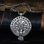 Pingente vegvisir corvo valor por defeito título