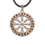 Pingente vegvísir em bronze valor por defeito título