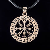 Pingente vegvísir em bronze valor por defeito título
